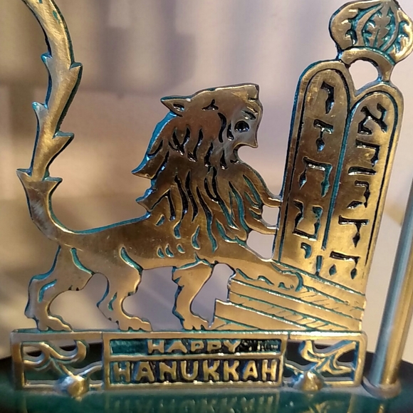 Vintage made in Israel Menorah - Picture 3 of 4